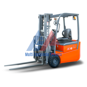 Heli G Series Electric 1.3-1.52t Three Whell Battery Counterbalanced Forklift Truck (Rear Drive)